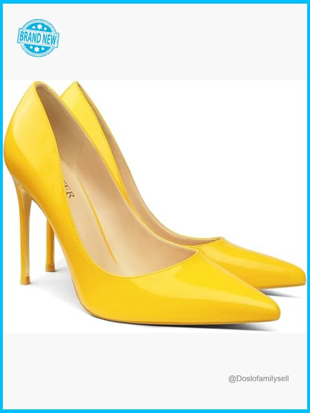 Pointed Toe Stiletto Pumps Slip On High Heels Classic Chic Wedding Party Shoes